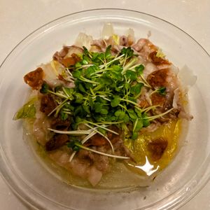 にゃんこさん🐱の作ってみた!投稿(白菜と豚肉のレンチン蒸し梅干し風味)