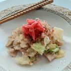 豚キャベツの紅しょうが炒め
