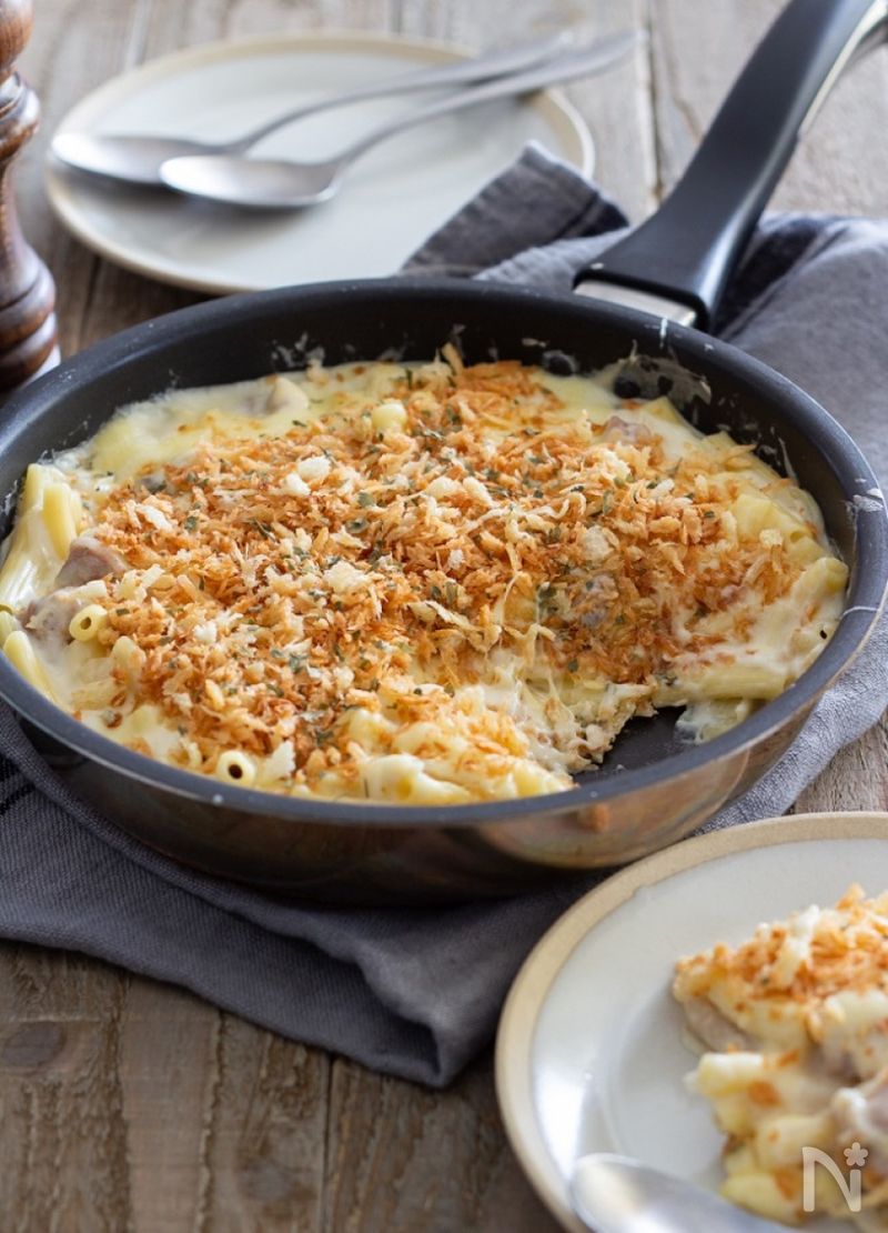 フライパンひとつで！チキンマカロニグラタン by 笠原知子 レシピサイト Nadia ナディア プロの