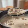 【きのこチャウダー】バターと小麦粉は使わない！の工程4