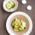生ズッキーニのしょうがナムル