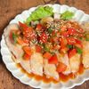 焼くだけ!鶏むね肉のさっぱりトマトソース