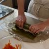 巻き簾不要!簡単キンパの工程4