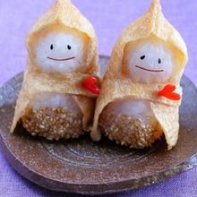 可愛い稲荷寿司「雪ん子いなり」