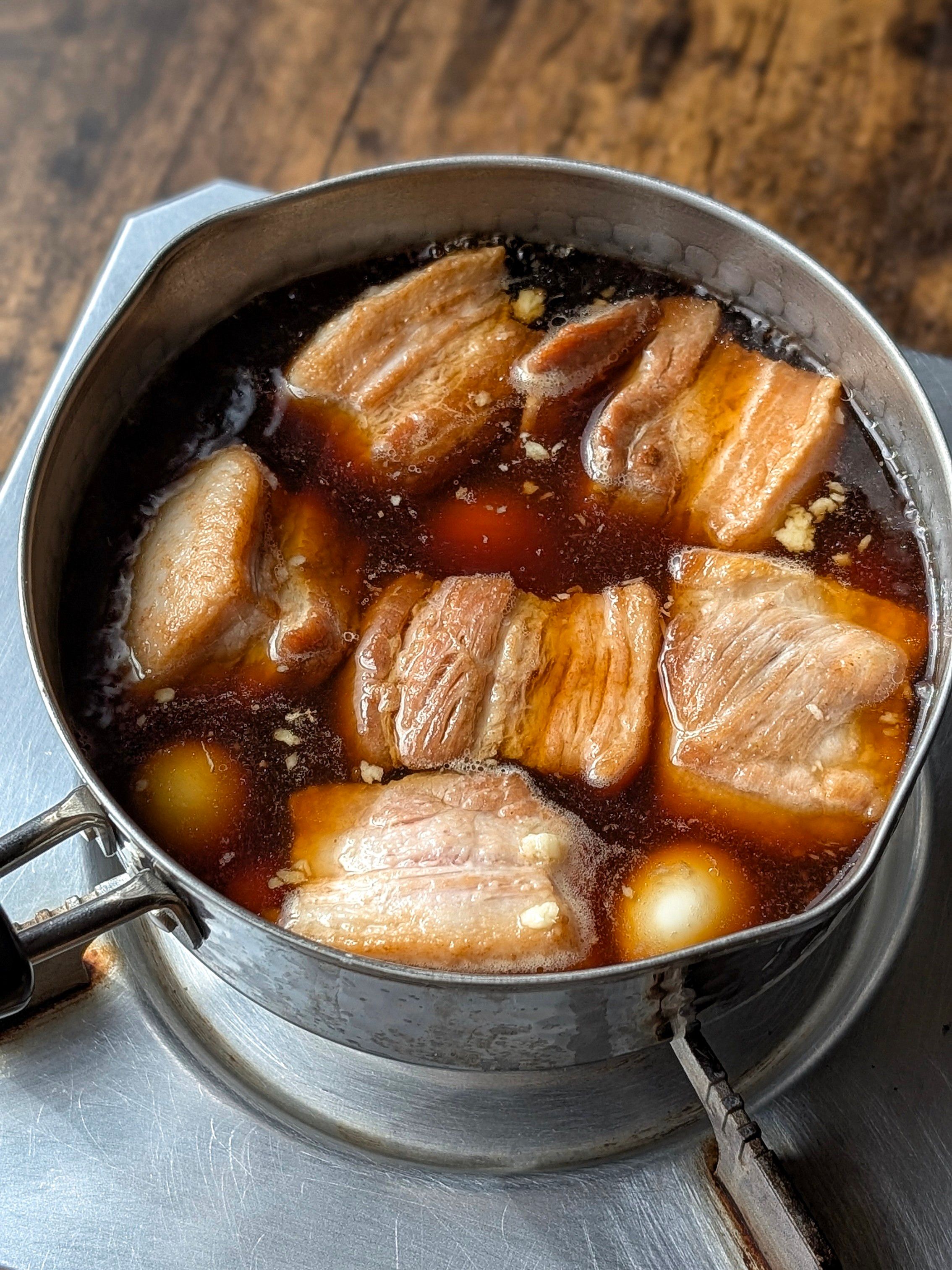 オイスター仕立ての豚の角煮】いつもの角煮にコクをプラス😋 | レシピ