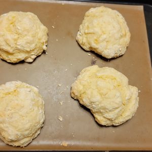 miyucyannの作ってみた!投稿(【もちもちお豆腐パン】フライパンひとつで発酵なし！)