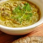 シチリア風そら豆のミネストラスープ