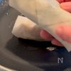 【豆苗春巻き】具材はレンチンでパパッと！の工程5