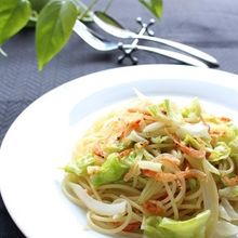 春キャベツと桜えびのスパゲティ