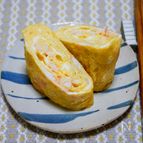 ほぼ蟹だらけの玉子焼き