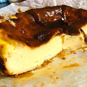 ココアの作ってみた!投稿(【バスクチーズケーキ】本当は簡単、混ぜて焼くだけ！)