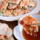 シャキシャキ腸活♪れんこんしそチーズチヂミ