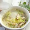 【キャベツとチキンの和風とろたまスープ】旨み濃縮！満足スープの工程4