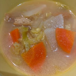 イトマルの作ってみた!投稿(野菜たっぷりで大満足♡『ごま油香る☆具沢山野菜のお味噌汁』)