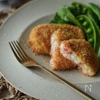 ライスペーパーで簡単！とろーり蟹カマクリームコロッケ。
