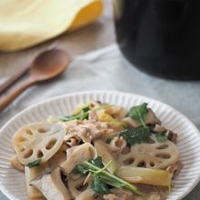 ほったらかし8分！豚とレンコンの中華蒸し煮