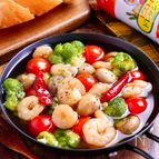 驚くほど美味しい！『えびとマッシュルームの絶品アヒージョ』
