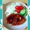 チョロリスの作ってみた!投稿(最強に旨い！！ガッツリおかず『濃厚ソースの絶品トンテキ』)