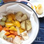 野菜の旨みだけで温野菜（無水調理）