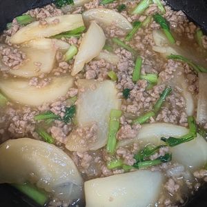 tanu🌿の作ってみた!投稿(【とろとろかぶのそぼろ煮】旬なとろ〜りかぶの絶品おかず♡)