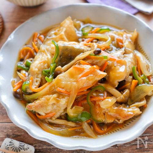 【たらの和風野菜あんかけ】ご飯に合う定食屋さん風おかず!