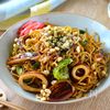 やみつき濃厚ソースのイカ焼きそば♪お弁当にも◎