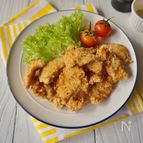 鶏むね肉でも旨味たっぷり！ハーブ香るフライドチキン