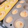0v0 pきな粉qの作ってみた!投稿(健康おやつに♡豆腐と米粉のもっちり焼きドーナツ☆卵不使用♪)