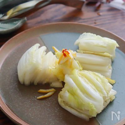 白だしだけで作る【白菜の浅漬け】