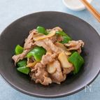 新生姜と豚肉の中華炒め