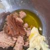 梅干し風味でさわやか！トマトとツナのサラダうどんの工程1