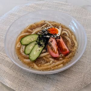𝔂𝓾𝓶𝓲🍓の作ってみた!投稿(＊黒ごま味噌つゆの冷やしうどん＊)