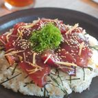 旬を味わう♪かつおのてこね寿司