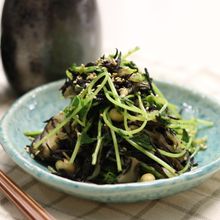 栄養満点！豆苗入りひじき