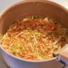 【細切り野菜の和風スープ】味付け簡単!野菜の甘みがおいしい♪の工程3