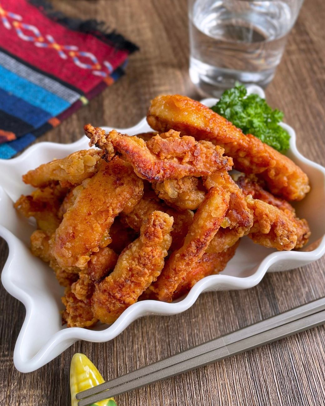 鶏むね肉でカリザクッ！「スパイシーカレーチキンスティック」のレシピ