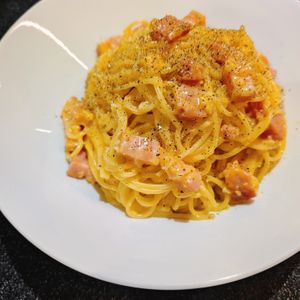 meguchiの作ってみた!投稿(黄金のカルボナーラ)