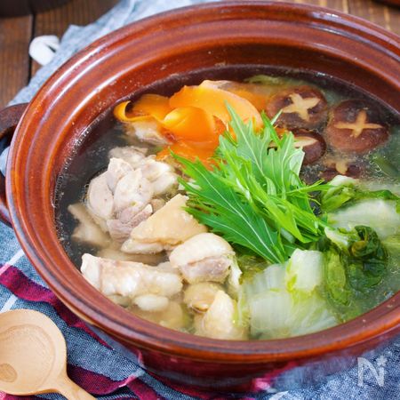 10分で スープまで飲み干す うまだし ヘルシー鶏塩鍋 By ｙｕｕ レシピサイト Nadia ナディア プロの料理家のおいしいレシピ