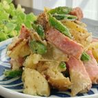 具材がごろっ♪春の満腹ポテサラ