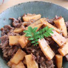 ごはん泥棒♪サクサクたけのこと牛肉のコク旨しぐれ煮