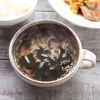 しらすと海苔の韓国風スープ☆包丁いらず