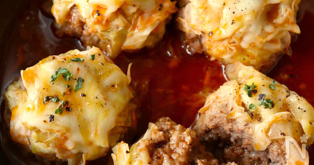ワンパン10分！【巻かないロールキャベツ】時短で味染み♩
