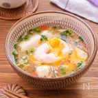 ちょい飯で煮卵と豆腐の豚汁