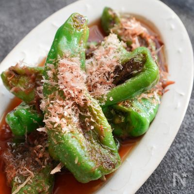 定番和食♡食べて驚く『万願寺とうがらしの焼き浸し』