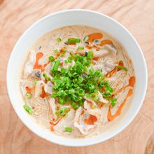 火を使わない！レンジ加熱だけでOK！ピリ辛ごま豆乳はるさめ