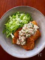 【鶏むね肉の薬味たっぷりチキン南蛮】揚げ焼きで手軽に作れる♪