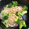 鶏肉とブロッコリーのカレーマヨ炒めの工程1