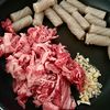 【牛こまとこんにゃくの甘酢みそ炒め】スタミナ１０分おかず♪の工程2