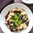 【レンチンなすと長芋の旨だししょうが和え】冷やしてウマウマ♪