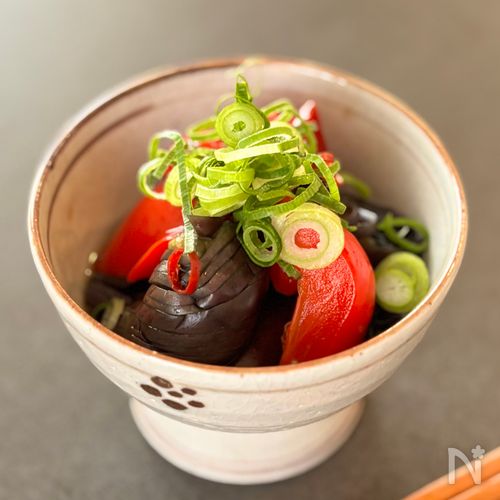 レンチンで簡単♪なすとパプリカの南蛮漬け